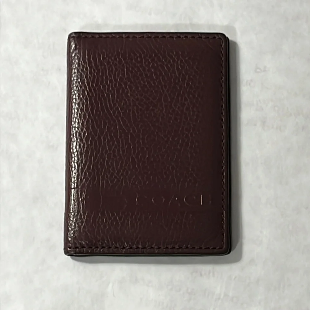 Vintage Coach Camden Leather Slim Card Holder - Picture 2 of 8